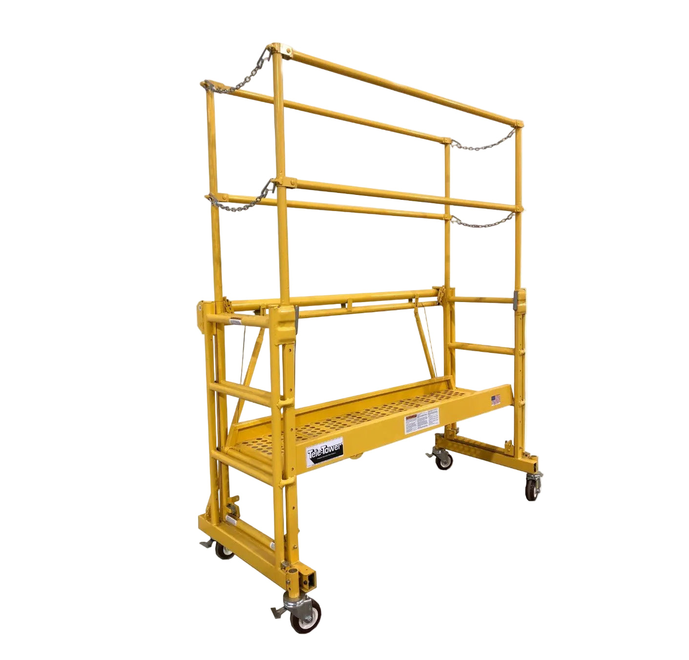 Tele - Tower Adjustable Work Platform Model 1101 - 610 1000 lbs 7' - paragonpromfg