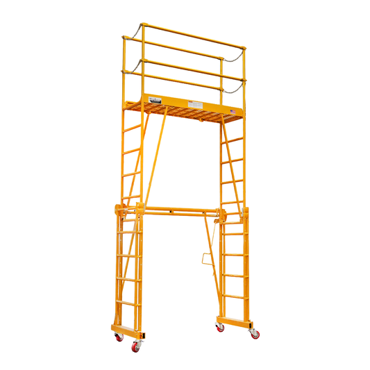 TELE-TOWER® MODEL 1101-22 ADJUSTABLE WORK PLATFORM 1000 LBS 11' 6'X22" DECK SIZE
