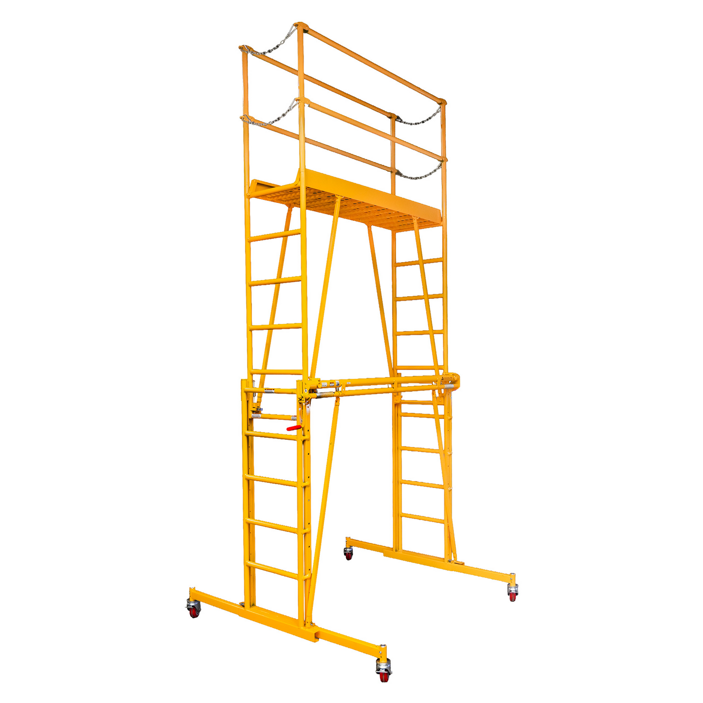 TELE-TOWER® MODEL 1101-96 ADJUSTABLE WORK PLATFORM 1000 LBS 11' 8'X19" DECK SIZE
