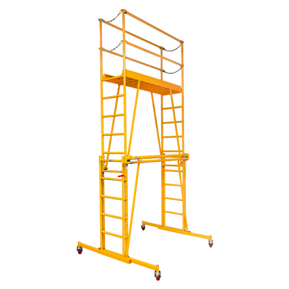 TELE-TOWER® MODEL 1101-96 ADJUSTABLE WORK PLATFORM 1000 LBS 11' 8'X19" DECK SIZE