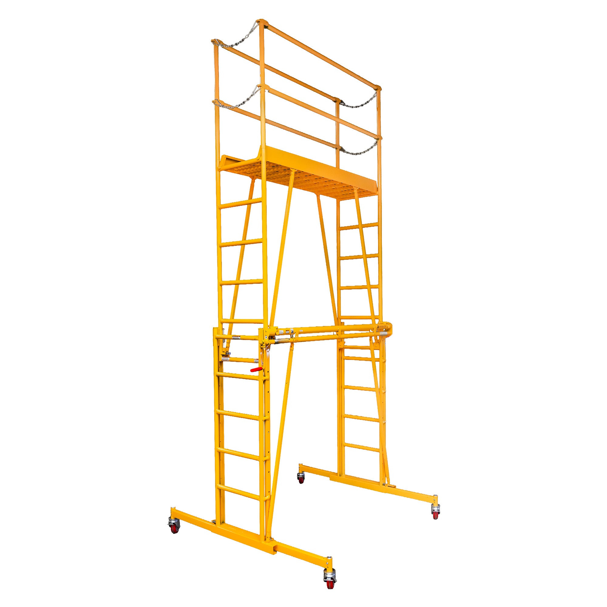 TELE - TOWER® ADJUSTABLE WORK PLATFORM MODEL 1101 11 FT 1000 LBS 6'X19