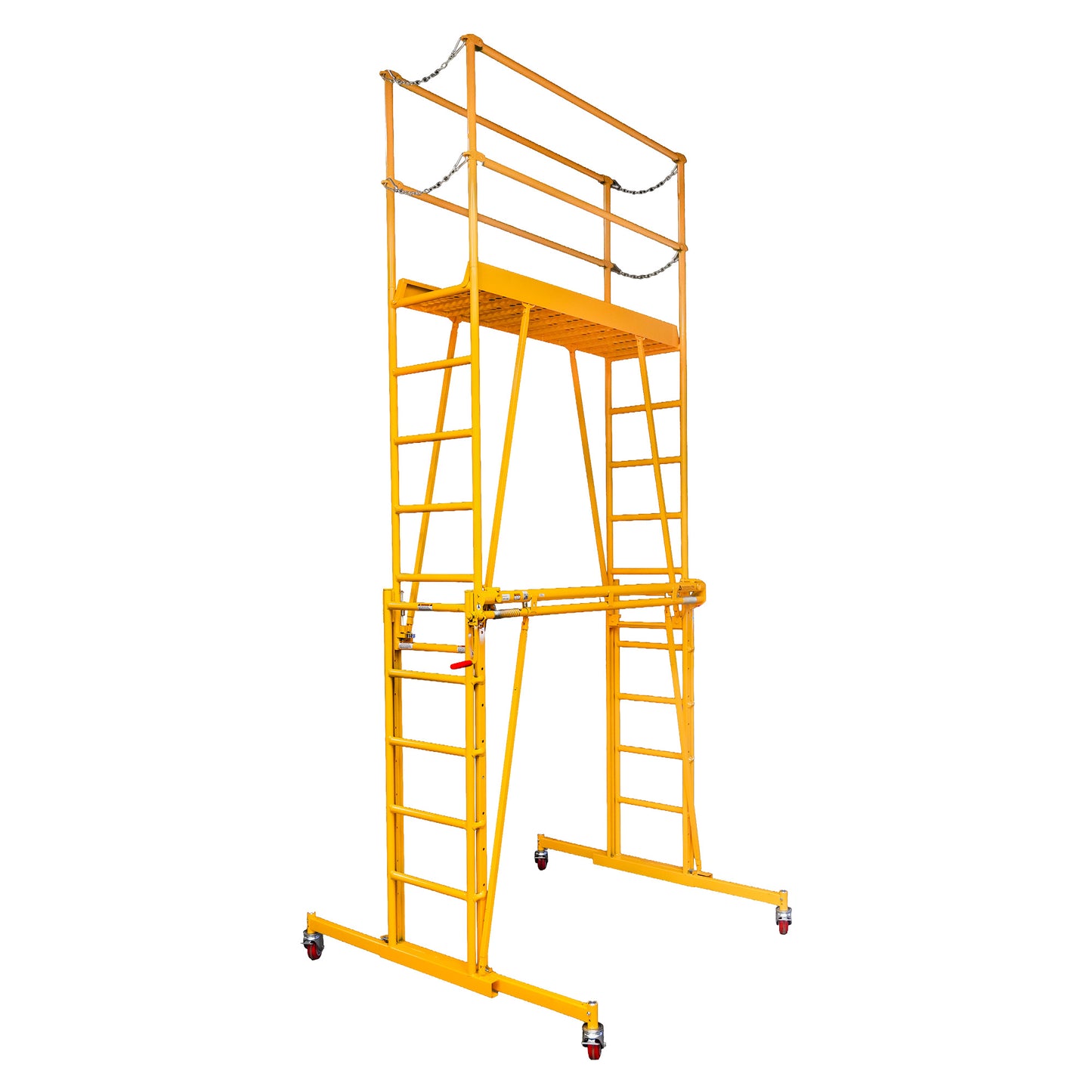TELE - TOWER® ADJUSTABLE WORK PLATFORM MODEL 1101 11 FT 1000 LBS 6'X19" DECK SIZE - paragonpromfg