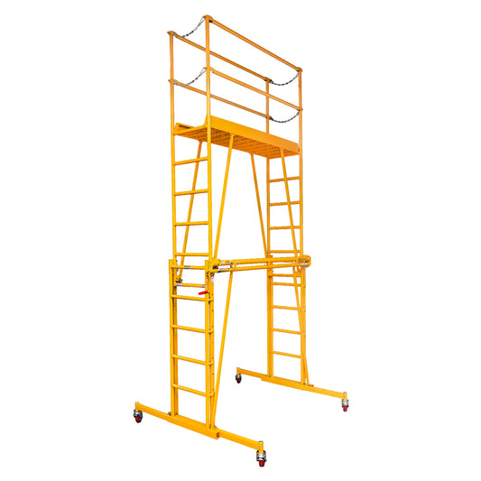 TELE - TOWER® ADJUSTABLE WORK PLATFORM MODEL 1101 11 FT 1000 LBS 6'X19" DECK SIZE - paragonpromfg