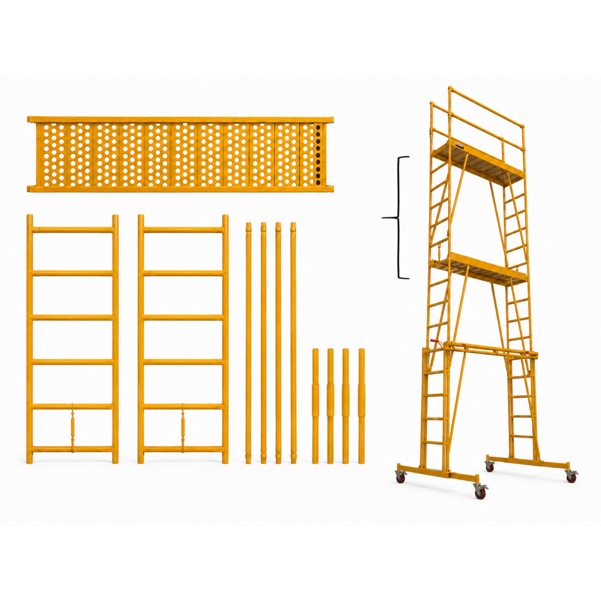 Tele - Tower' Extension 17' Deck Height - paragonpromfg