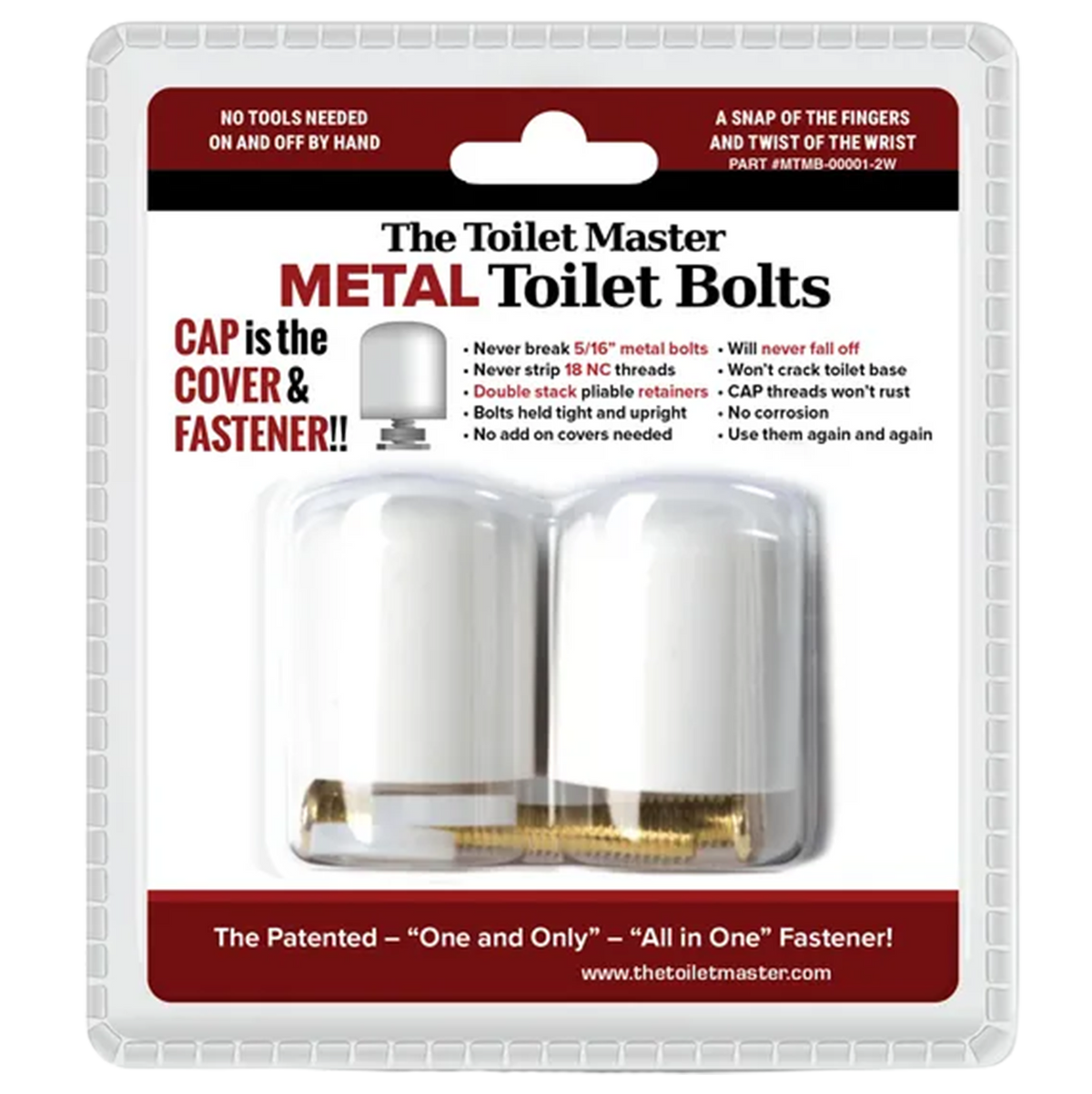 The Toilet Master Jack Toilet Bolts