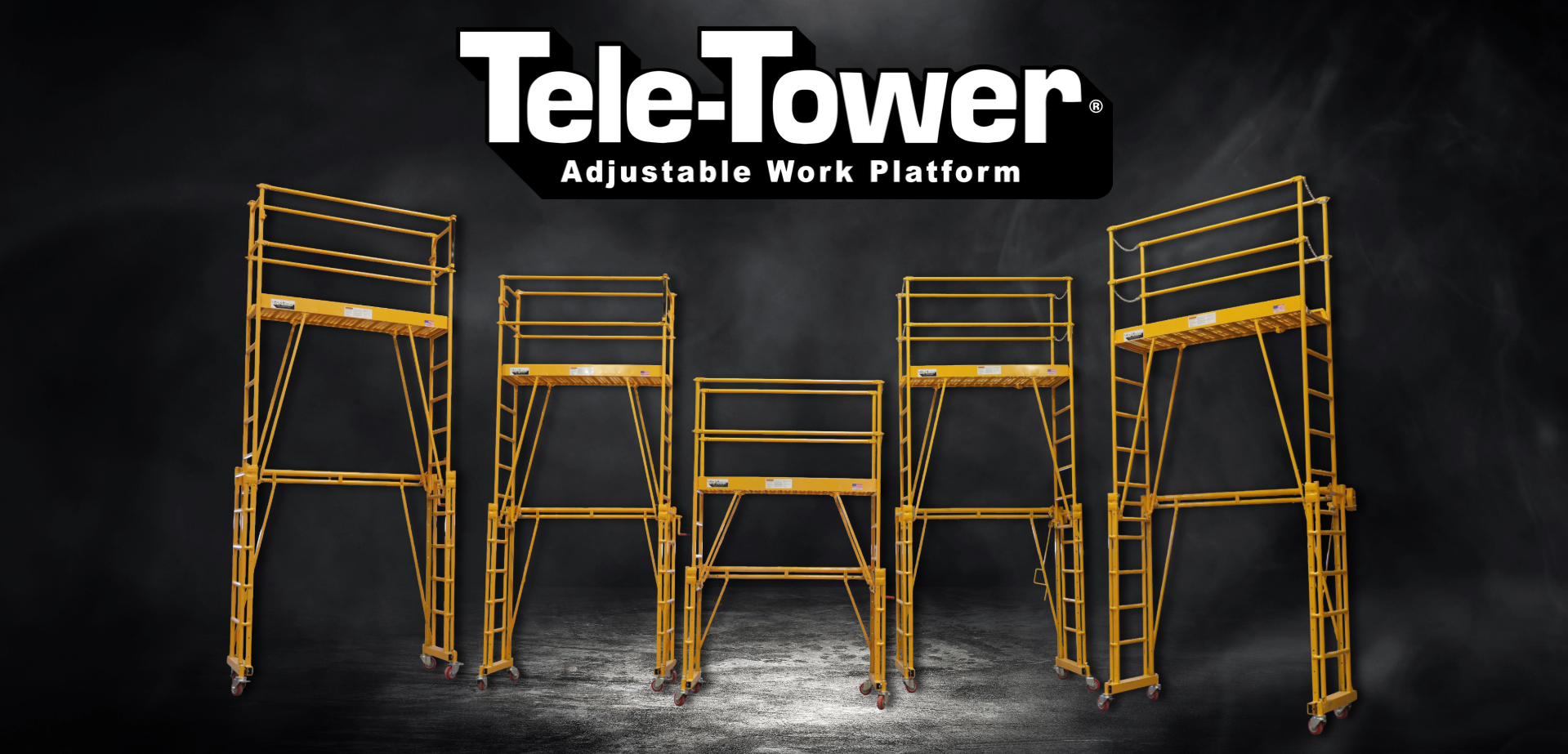A line up of all Tele-Towers