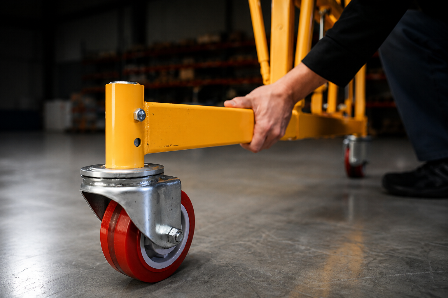 TELE-TOWER® MODEL 1101-22 ADJUSTABLE WORK PLATFORM 1000 LBS 11' 6'X22