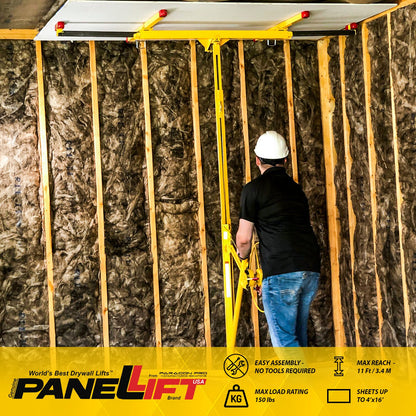 Panellift Drywall Lift Model 138 - 2 11' 150 lbs - paragonpromfg