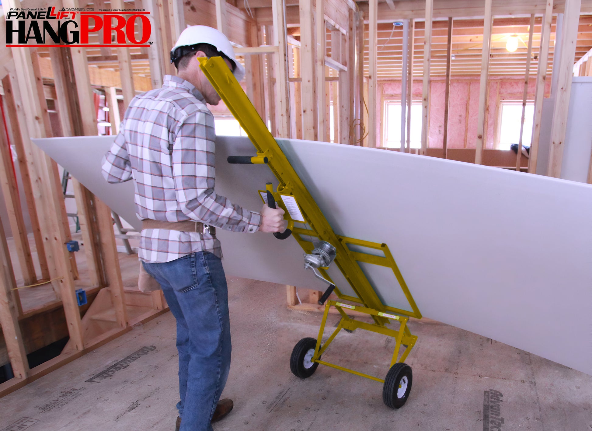 Panellift Hangpro Drywall Lift for Walls Model 100 - paragonpromfg