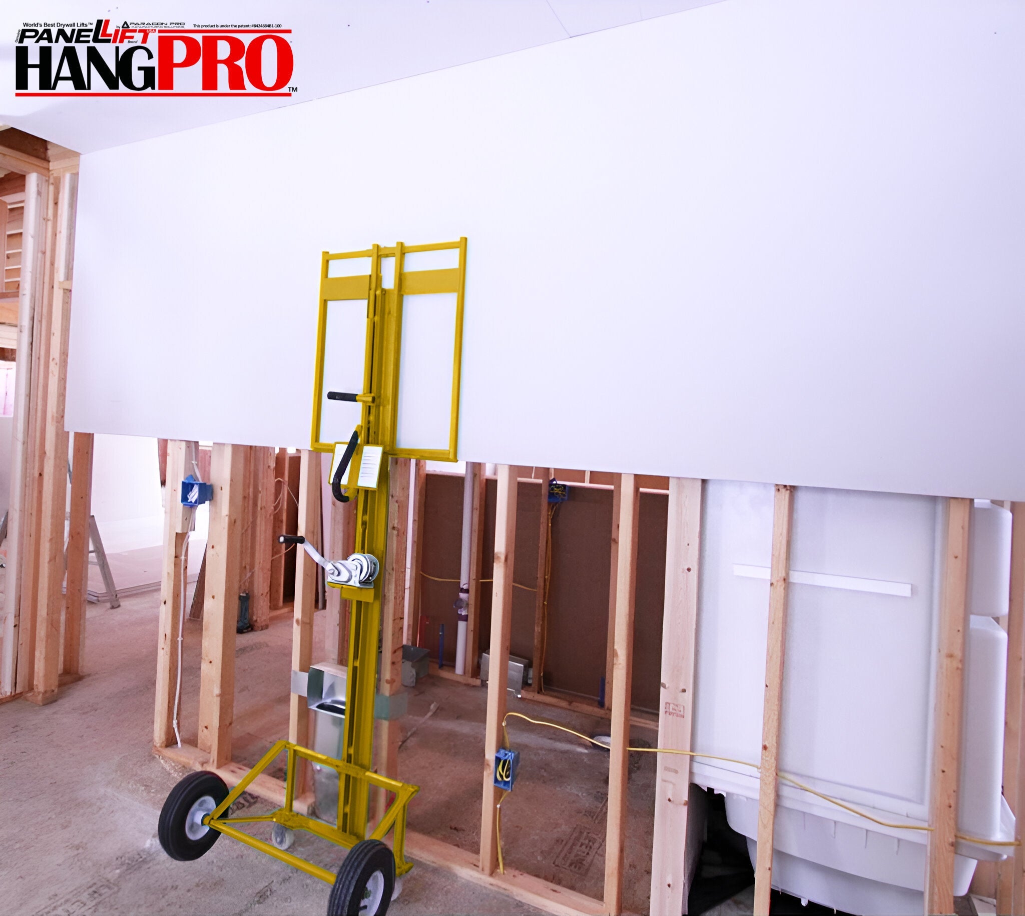 Panellift Hangpro Drywall Lift for Walls Model 100 - paragonpromfg