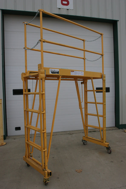 Tele - Tower Adjustable Work Platform Model 1101 - 22 1000 lbs 11' - paragonpromfg