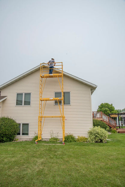 TELE - TOWER® ADJUSTABLE WORK PLATFORM MODEL 1101 - 2296 1000 LBS 11' 8'X22" DECK SIZE - paragonpromfg