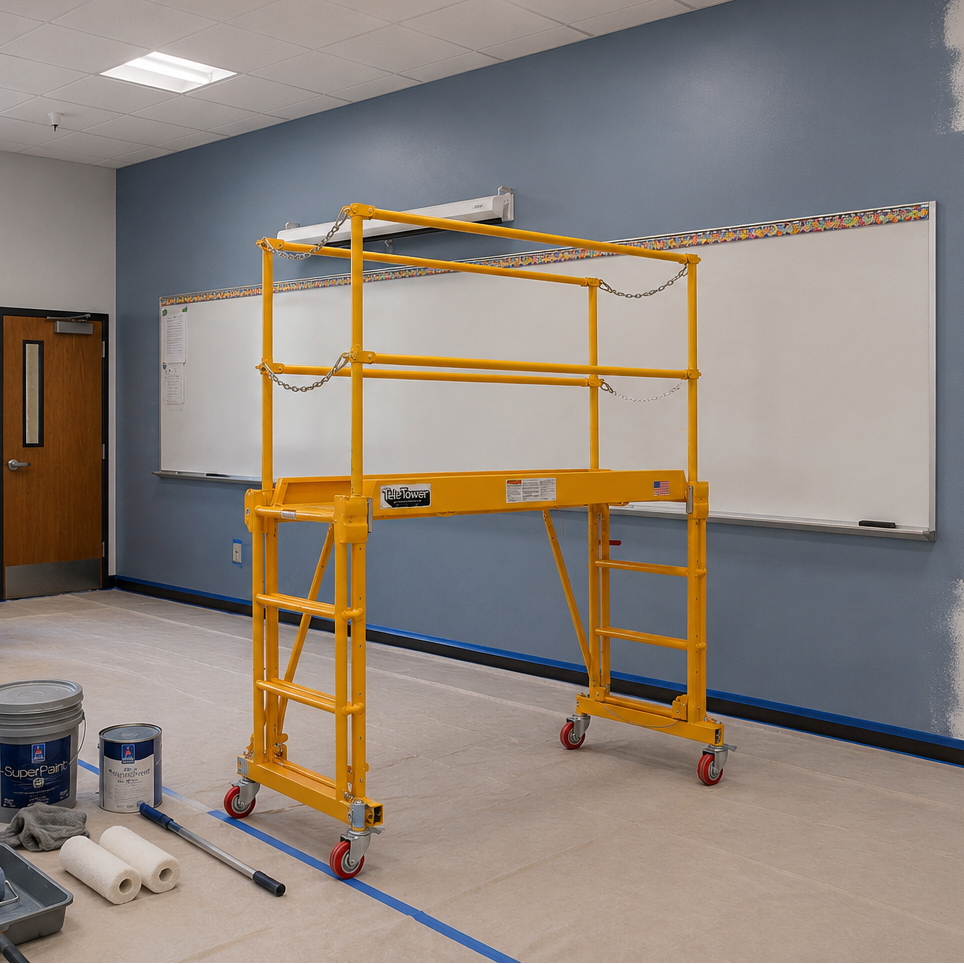 TELE-TOWER® MODEL 1101-610 ADJUSTABLE WORK PLATFORM 1000 LBS 7' 6'X19