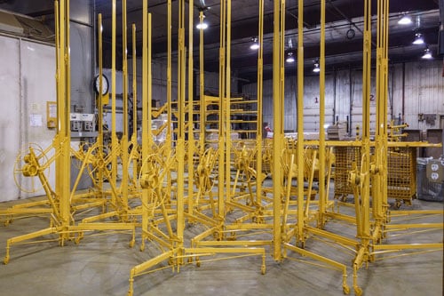 Panelifts drywall lifts, Telpro Products, manufacturing