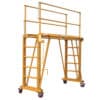 Tele-Tower 1101-2296 Adjustable Height Mobile Work Platform and Scaffolding