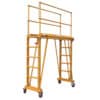 Tele-Tower 1101-96 Adjustable Height Mobile Work Platform and Scaffolding